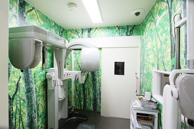 2F レントゲン室 (歯科用CTスキャン)